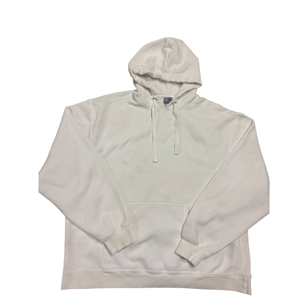 C9 by Champion Mens White Pullover Hoodie Sweatshirt XL 407P31-C410